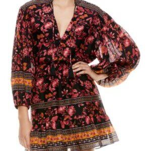 Alice + Olivia Sedona Mandarin Tunic Dress